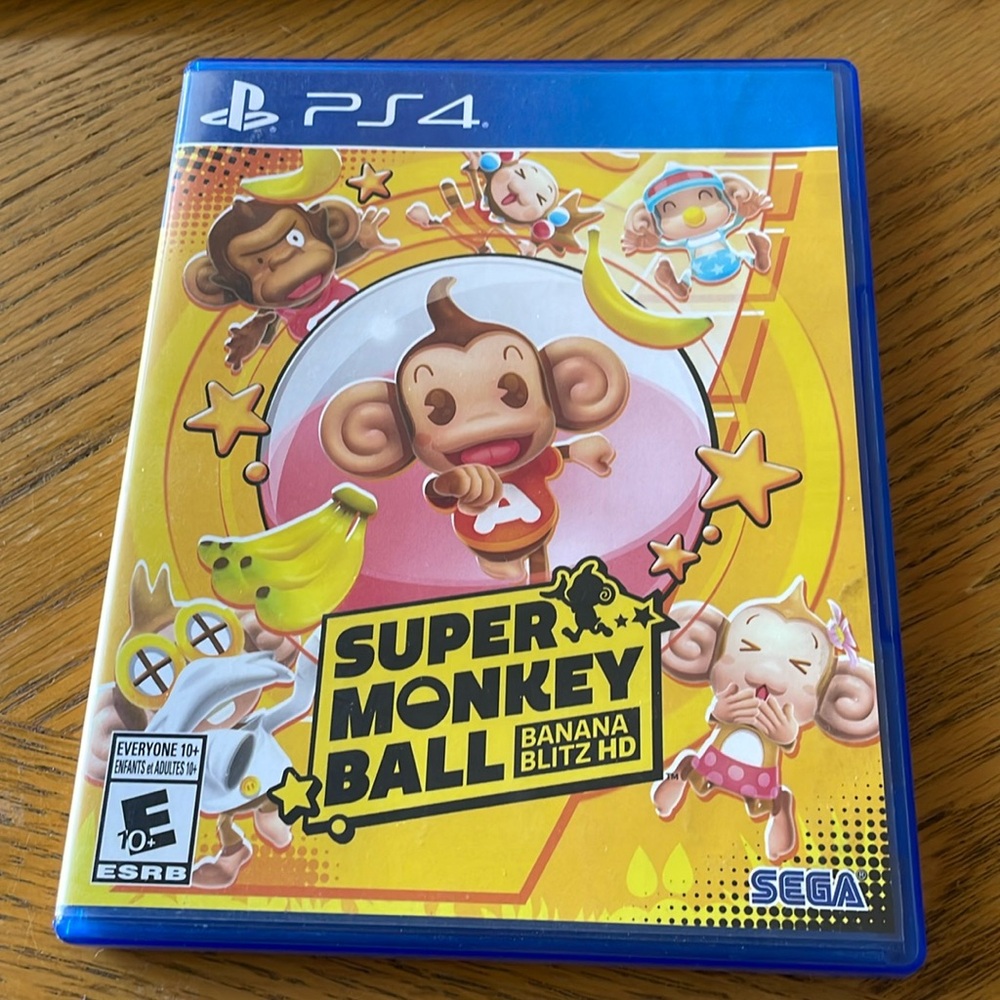 PS4 Super Monkey Ball Banana Blitz HD PlayStation 4 Video Game